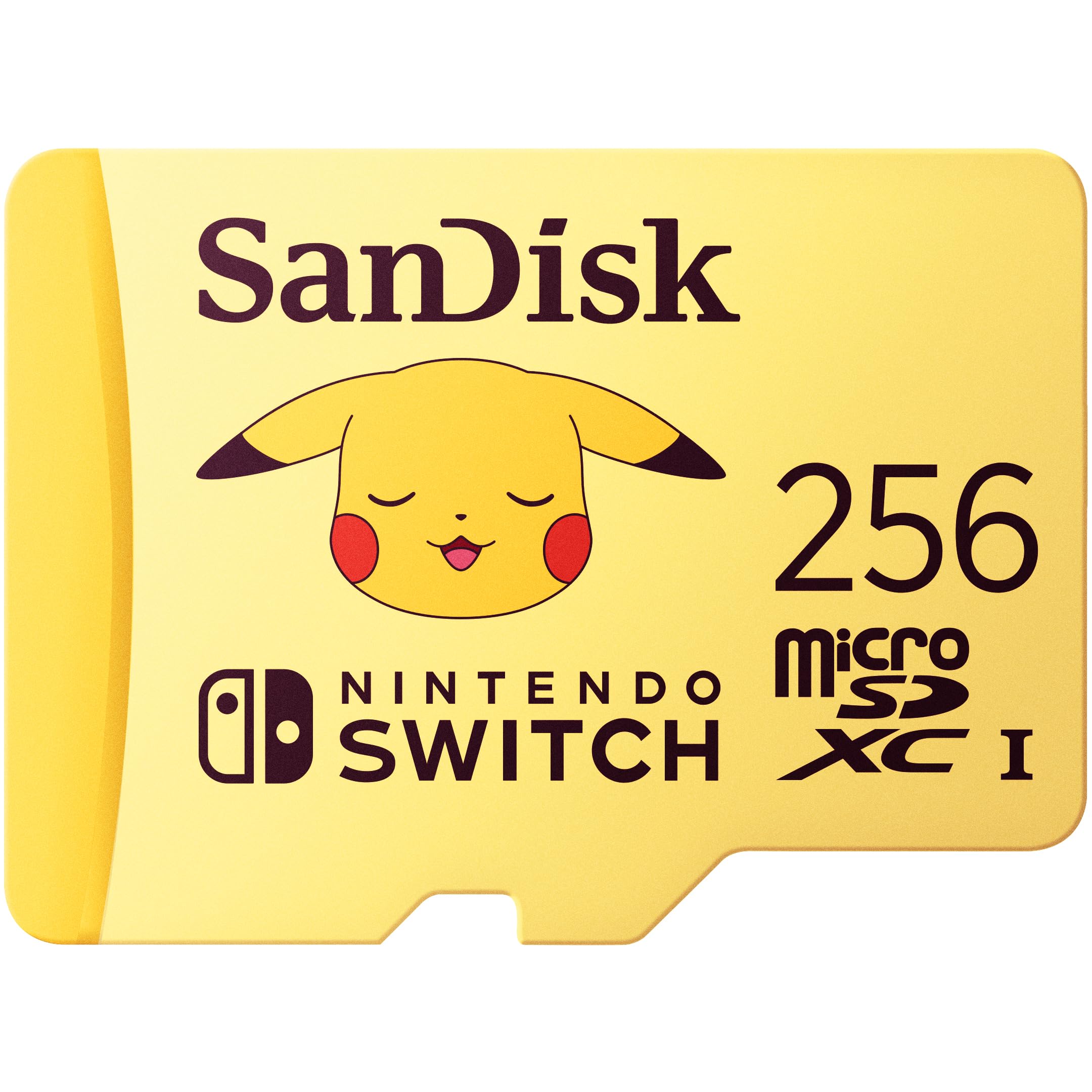 SanDisk 256GB microSDXC Card for Nintendo Switch Pokémon Edition Pikachu